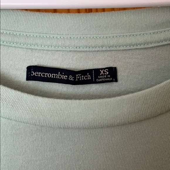 Mint Green Abercrombie and Fitch Long Sleeve Shirt - Picture 2 of 4